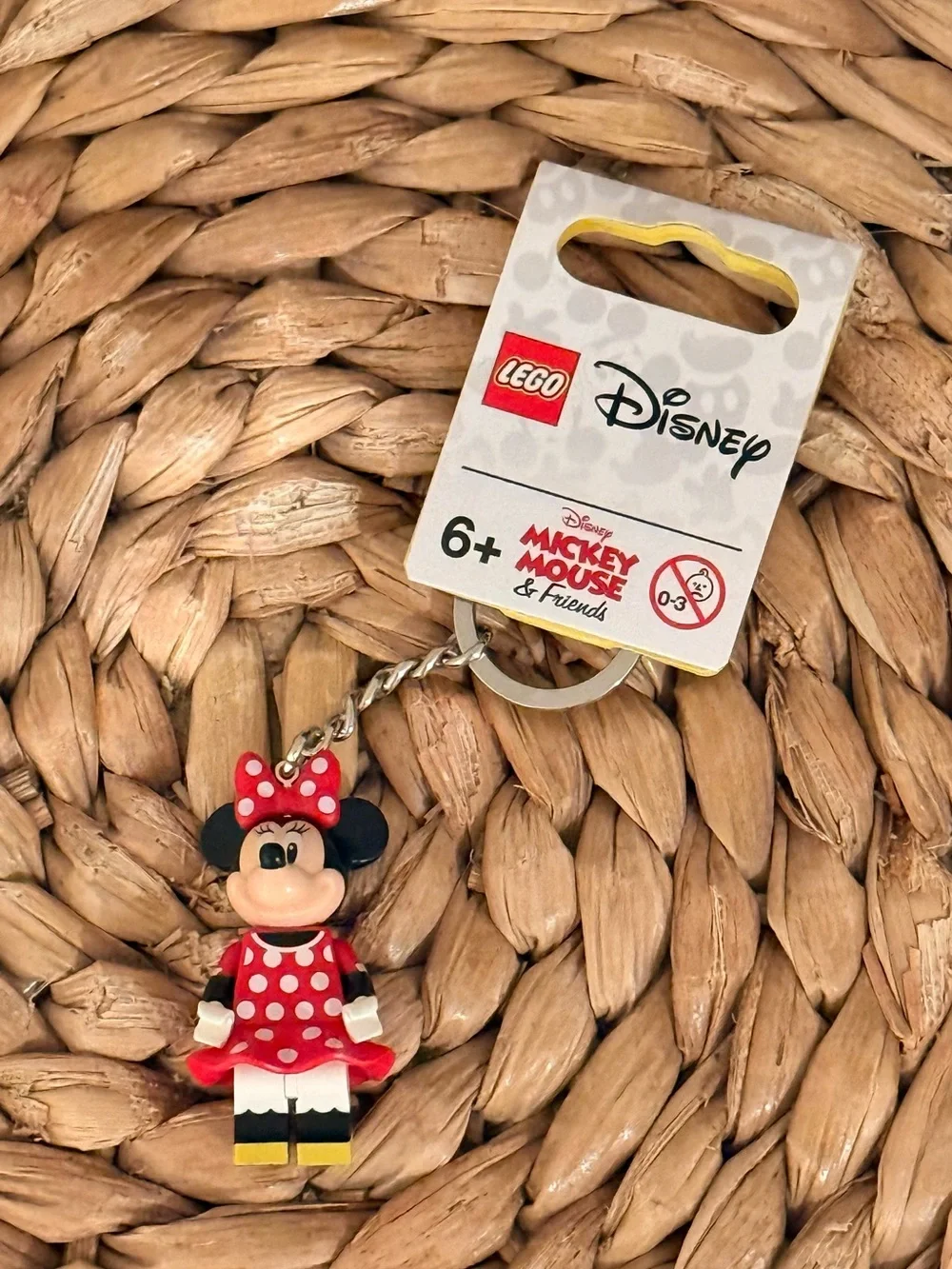 LEGO Disney Minnie Mouse Keychain